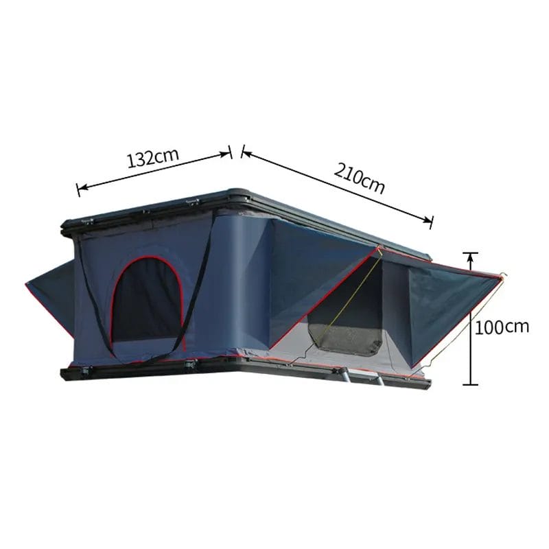 Rooftop Tent Square Comfort with side entrance